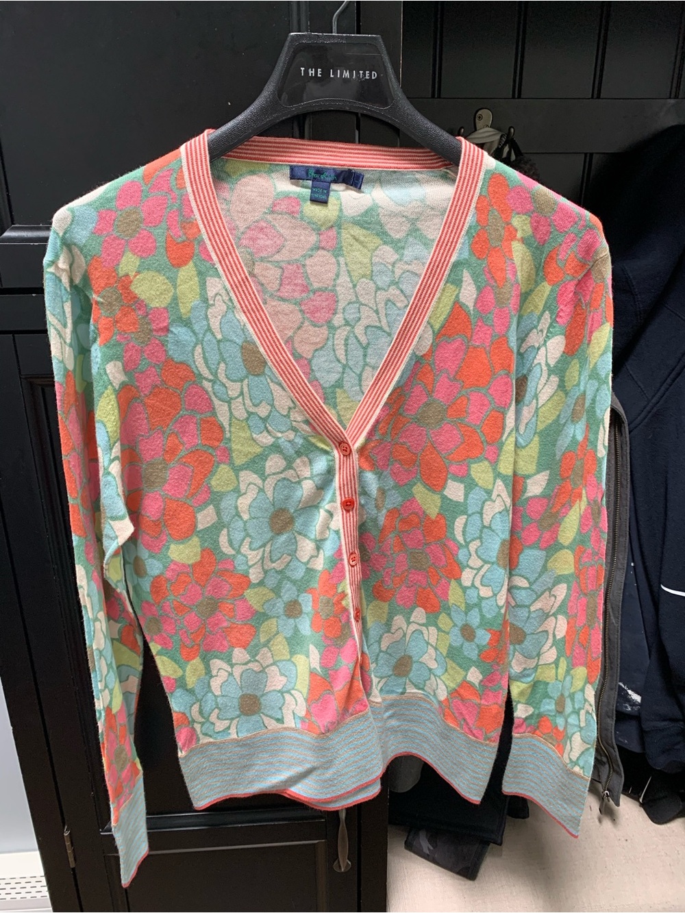 Boden Floral woman’s Cardigan size L